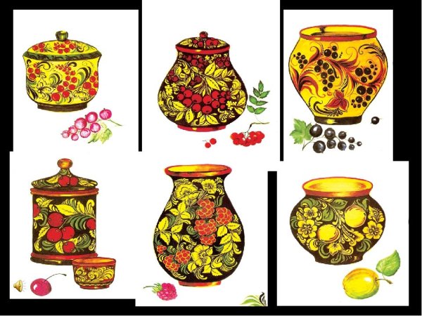 Хохломская роспись для детей дошкольного возраста