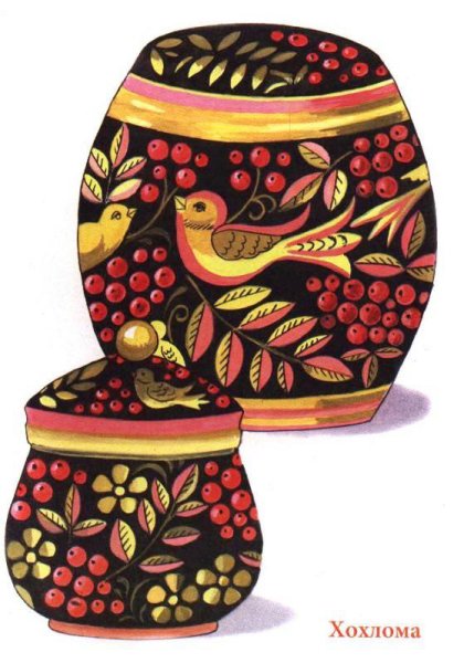 Заготовки для хохломской росписи