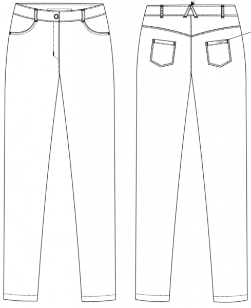 Детали женских брюк