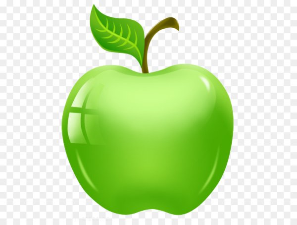 Зеленые яблоки шаблон