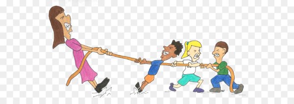 Перетягивание каната арт