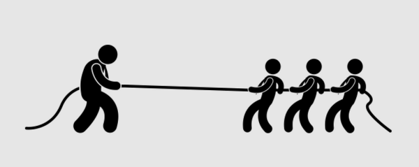 Перетягивание каната пиктограмма