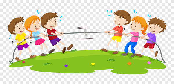 Перетягивание каната дети