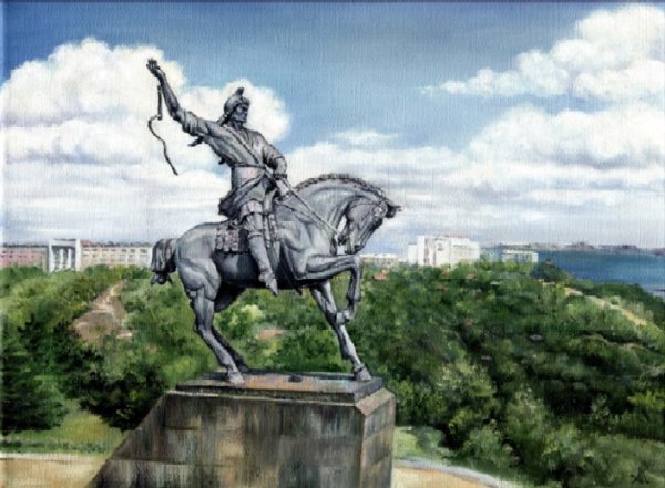 Рисунок памятника Салавата Юлаева