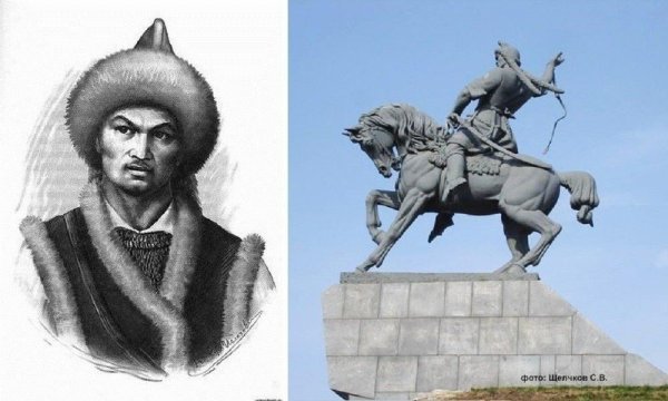 Рисунок памятника Салавата Юлаева