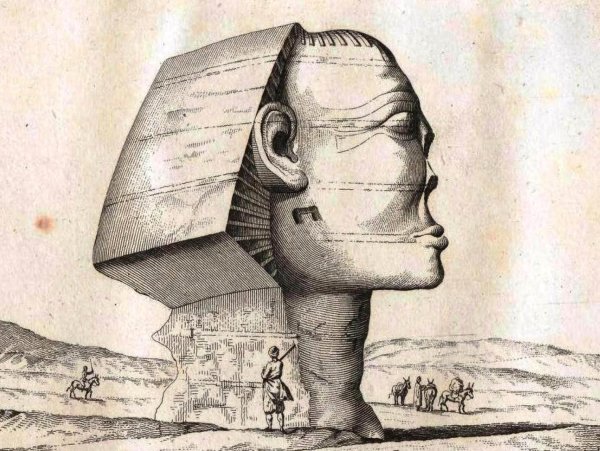 Сфинкс древнего Египта рисунок