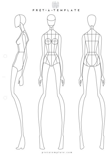 Манекен для рисования мужской