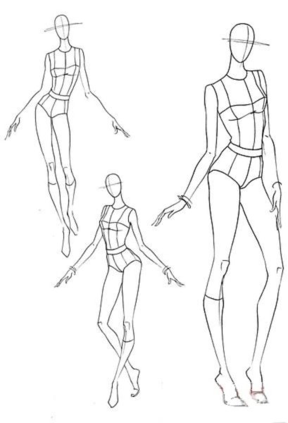 Силуэт для моделирования одежды