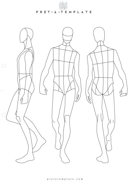 Модель для рисования моделей одежды