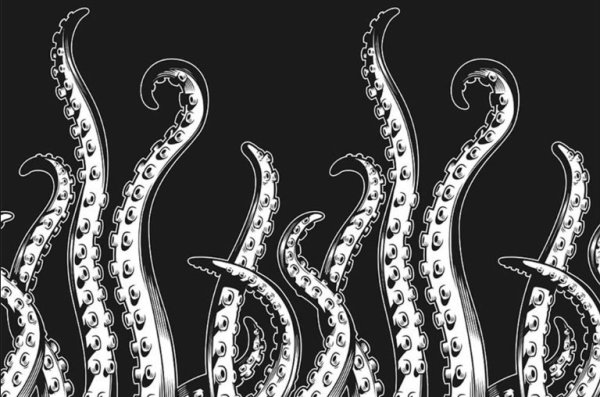 Щупальца чб