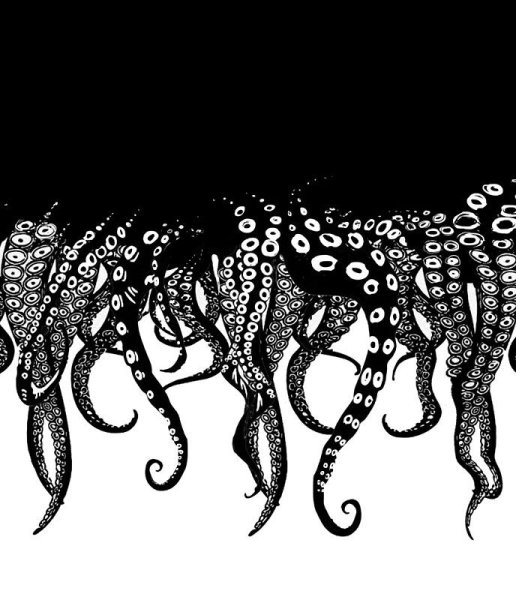 Щупальца силуэт