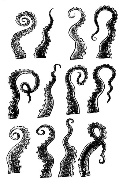 Тату щупальца