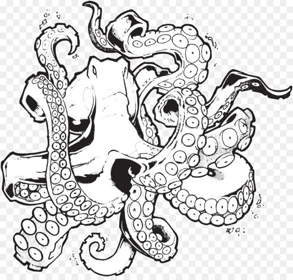 Стилизованный осьминог