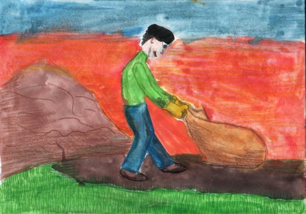 Иллюстрации к рассказу горячий камень Гайдара