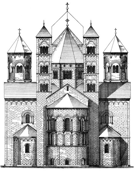 Романский храм и Готический храм