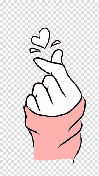 Знак БТС пальцами