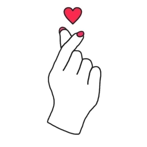 Сердечко пальцами