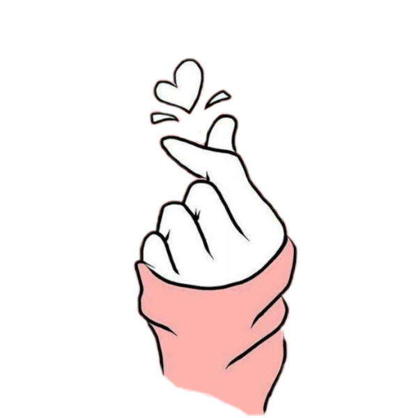 Знак Саранхэ пальцами