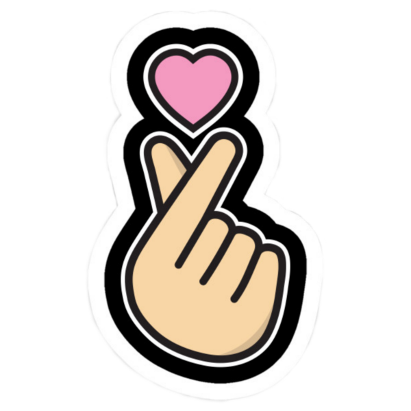 Знак сердца пальцами