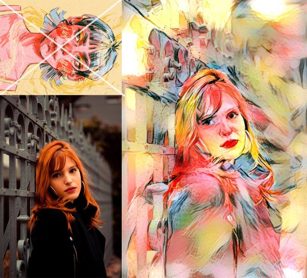 Девушка нейросеть портрет