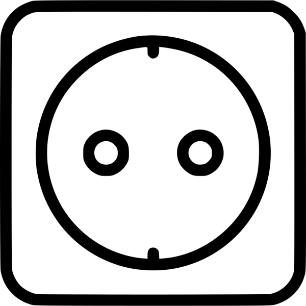 Розетка электрическая иконка