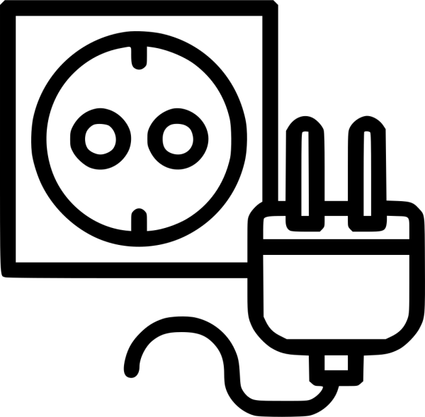 Значок электророзетки