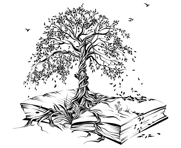 Книжная Графика деревья