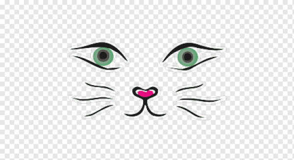 Наклейки Кошачья мордашка