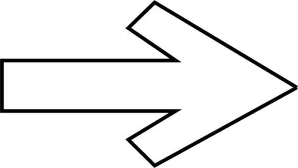 Стрелка на листе а4