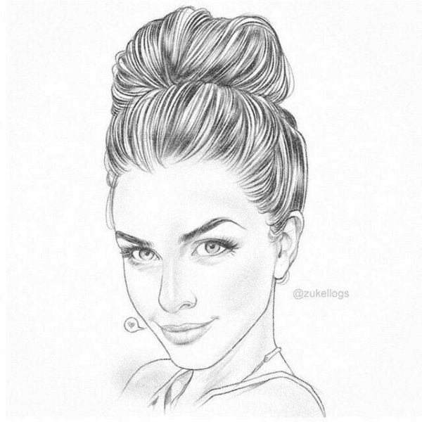 Прически в стиле 70-х годов рисунки