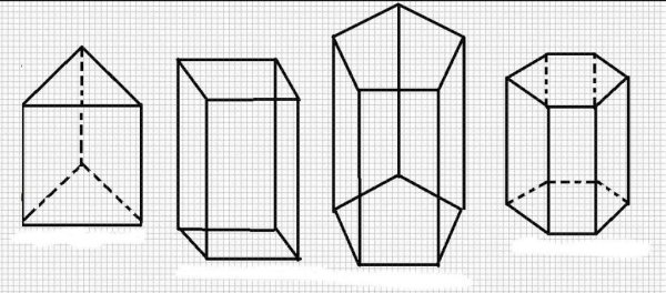 Прямоугольная четырехугольная Призма