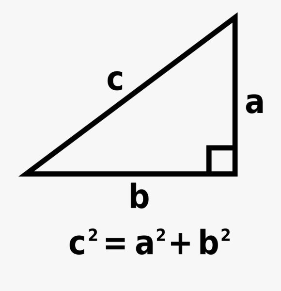 Теорема Пифагора формула