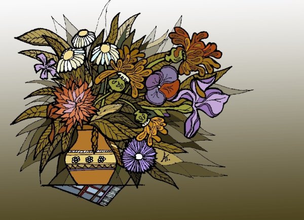 Стилизация растений Грэхем Лесли