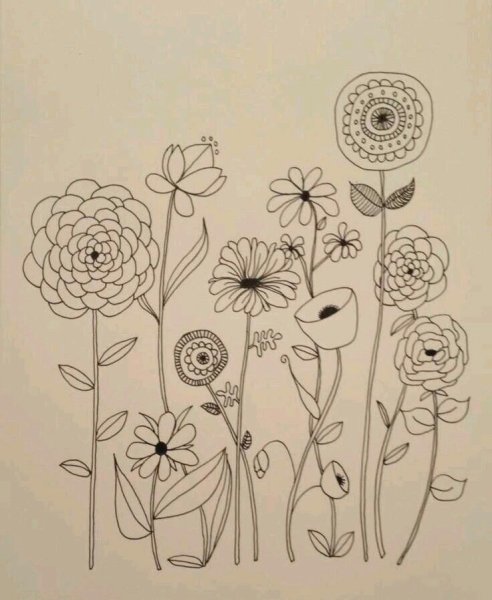 Кленовый лист Зентангл