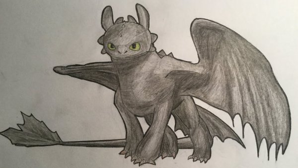 Беззубик рисунок карандашом