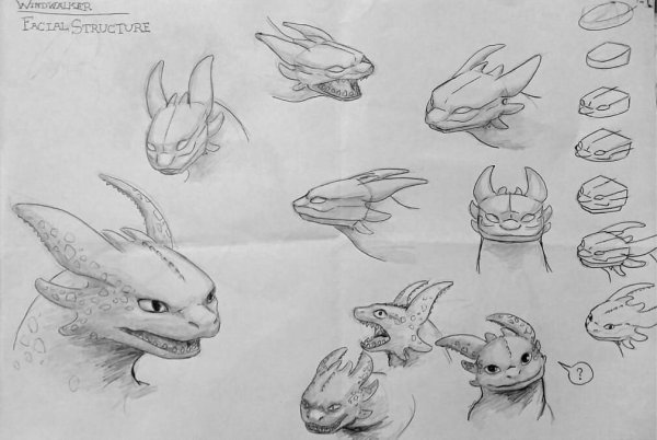 Анатомия хвоста ночной фурии