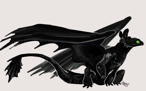 Беззубик сбоку концепт арт