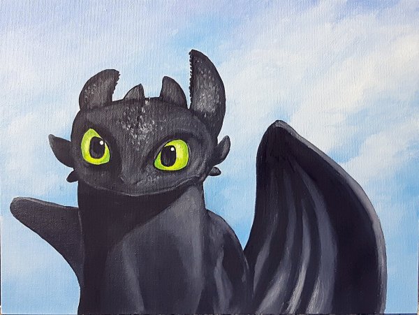 Дракон ночная фурия Беззубик