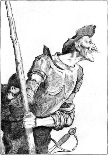 Дон Кихот иллюстрации