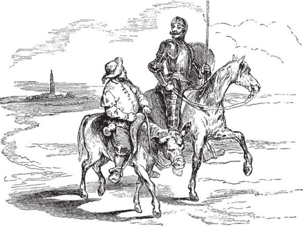 Иллюстрация к роману Дон Кихот