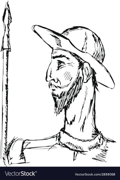 Дон Кихот рисунок