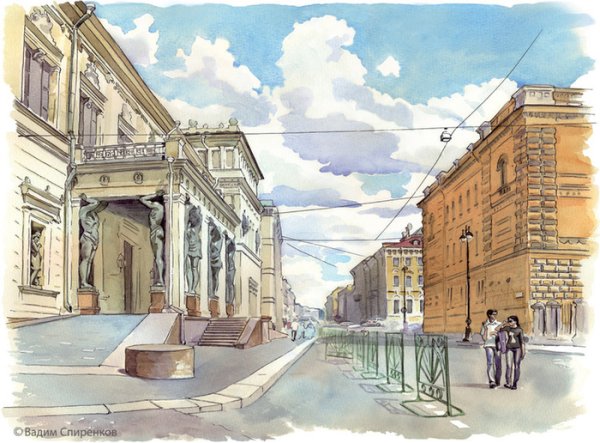 Невский проспект перспектива