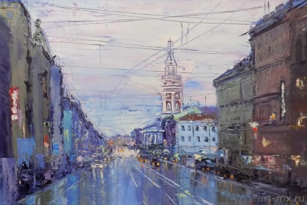 Илья Глазунов Петербург Невский проспект