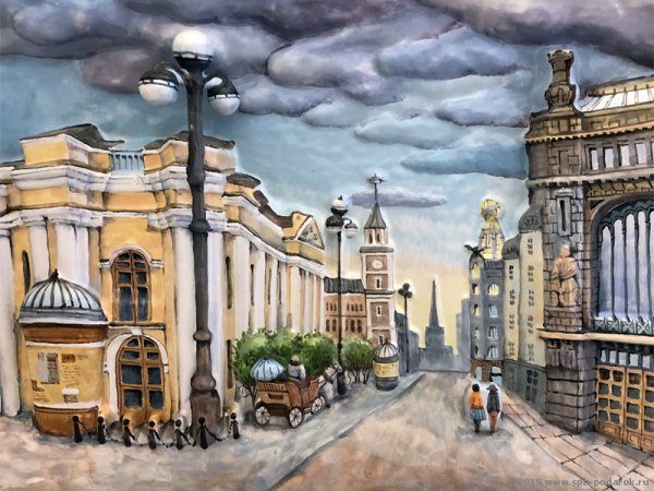 Сувенир из Санкт-Петербурга художников