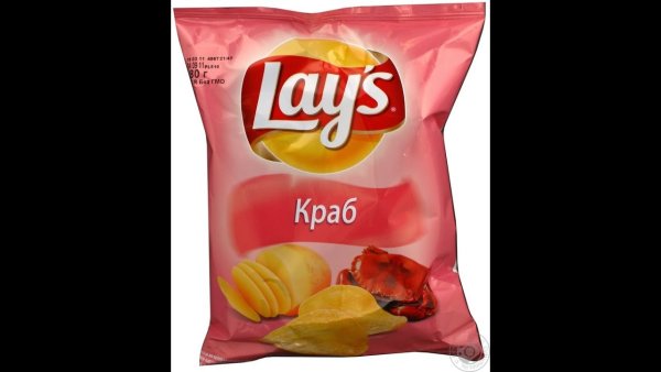 Пачка чипсов без фона