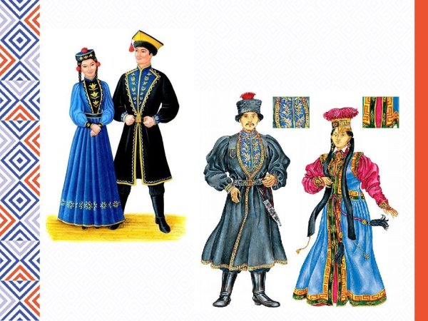 Национальный костюм народов России Калмыков