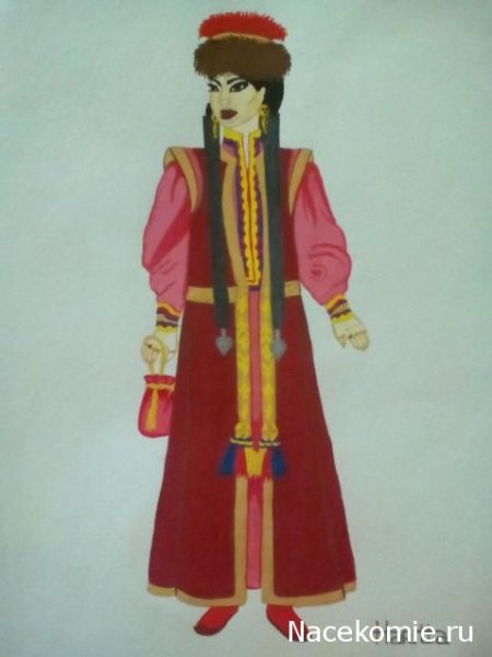 Калмыцкий костюм для девочки