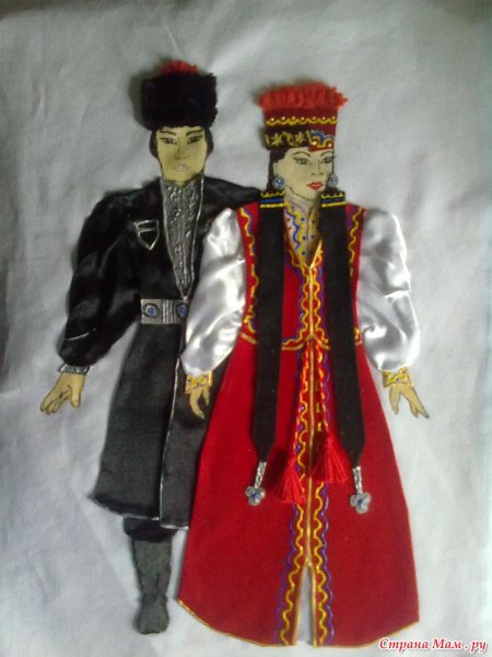 Национальный костюм народов России Калмыков