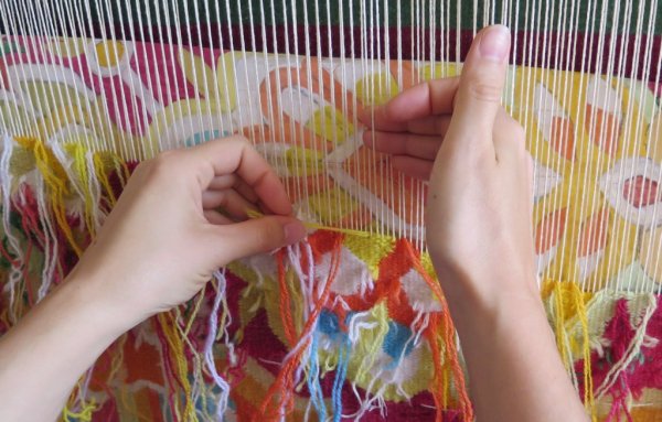 Техники ткачества гобелен