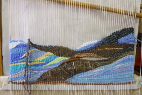 Панно в технике ручного ткачества